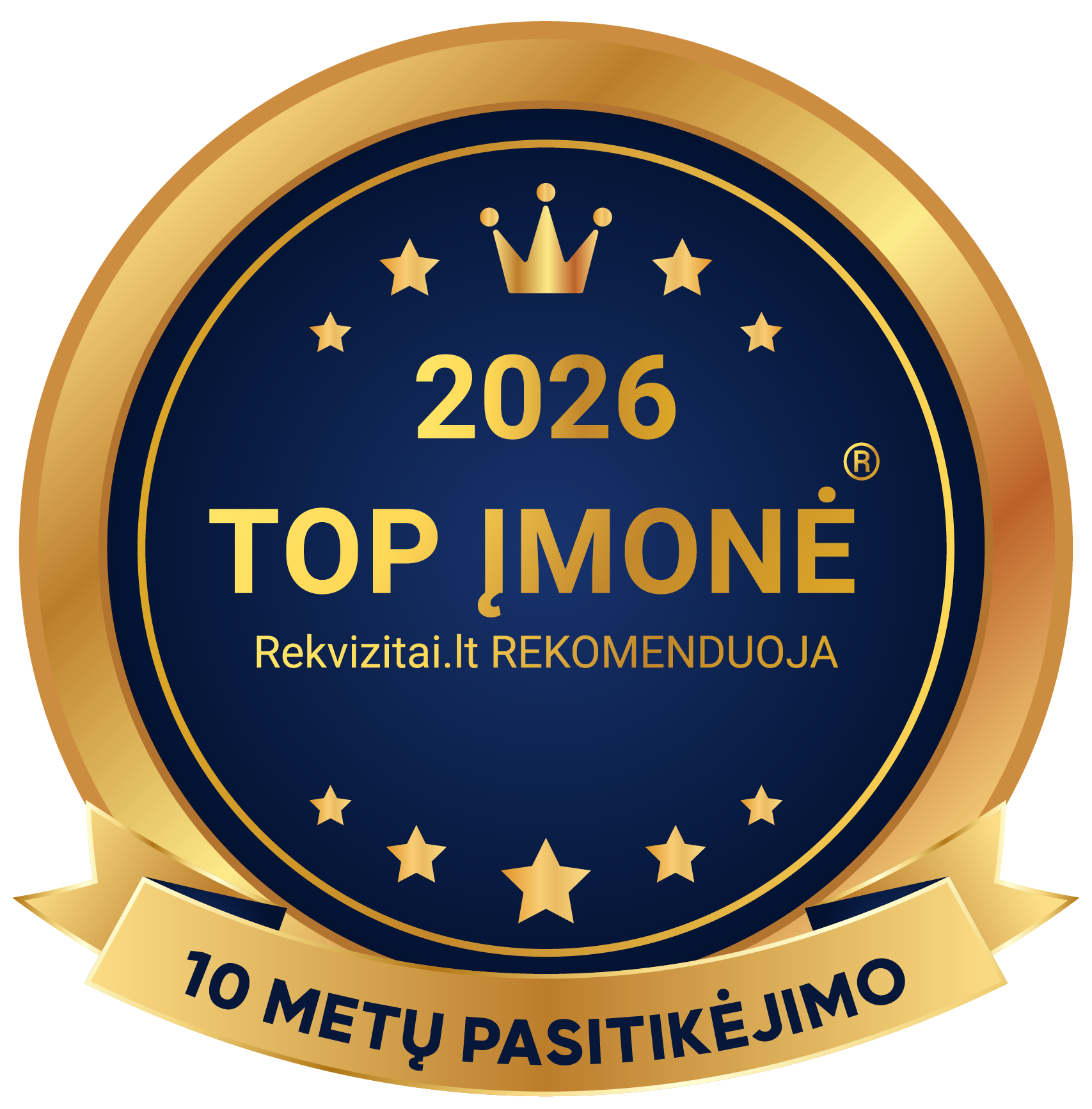 TOP Įmonė 2026 – Rekvizitai.lt rekomenduoja
